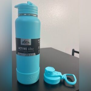 HydraPak Active 40oz Stainless Steel Insulated Bottle - Blue